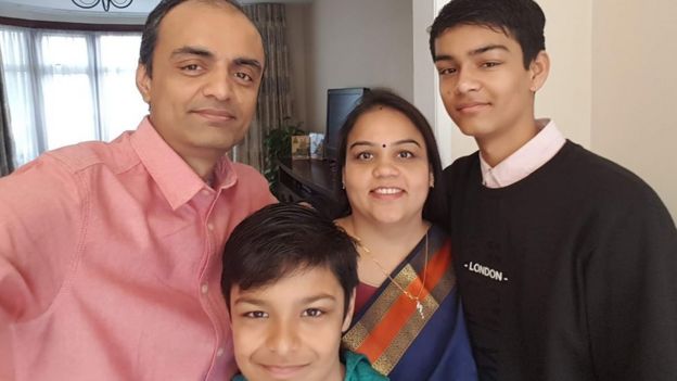Coronavirus: Why some people want to keep working from home 3 Tushar Patel and Family