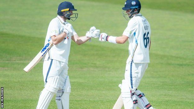 Adam Lyth's second century for Yorkshire in successive games was quickly followed by England captain Joe Root's first ton for the Tykes since April 2019