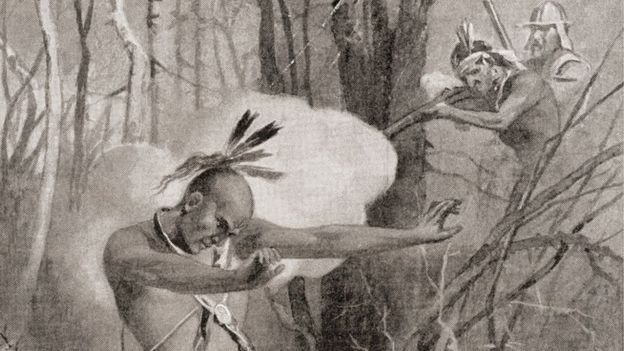 Metacom, el rebelde indígena, fue mutilado por los colonos tras su muerte.