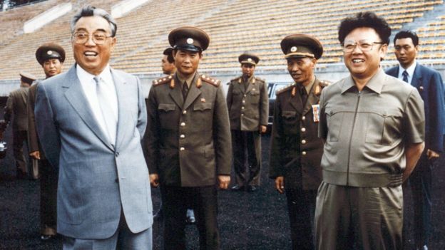 Hai cha con: Kim Il-sung và Kim Jong-Il