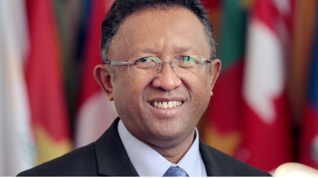 Madagascan President Hery Rajaonarimampianina