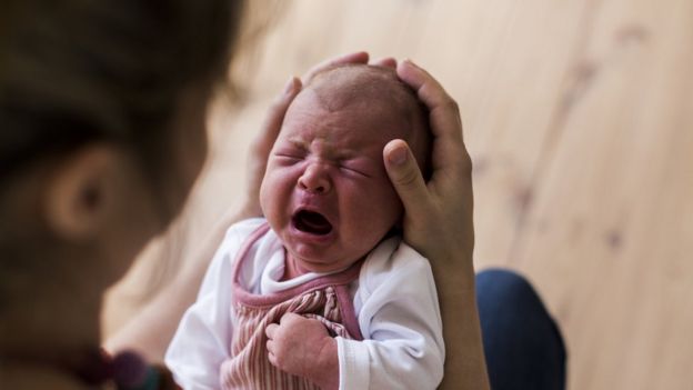  Babies with high levels of cortisol examination were also more sensitive to light a sound. Photo: GETTY IMAGES 