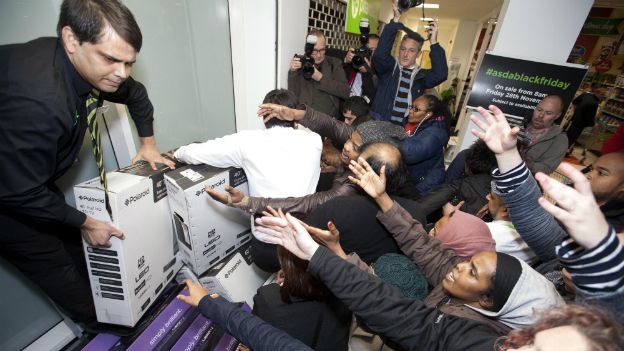 Shoppers grab for cut-price TVs