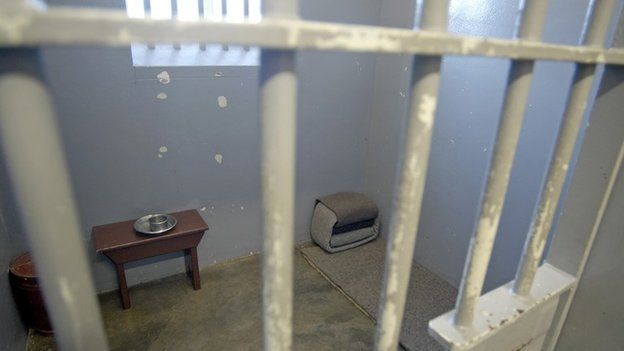 Nelson Mandela's former cell on Robben Island