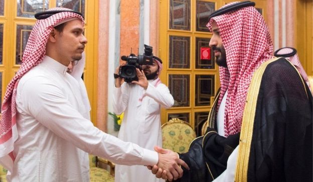 Dhaxal Sugaha Sacuudiga ayaa la kulmay wiilka Khashogg, ee Salah.