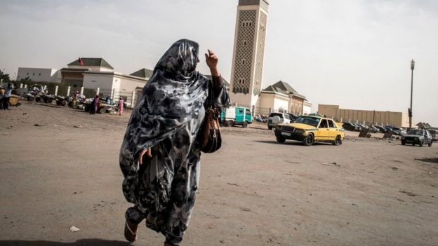 Mujer en Mauritania.