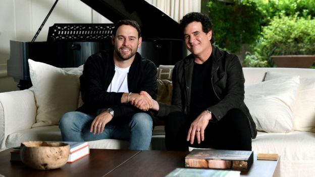 Scooter Braun y Scott Borchetta