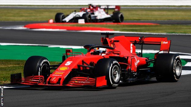 Sebastian Vettel's Ferrari