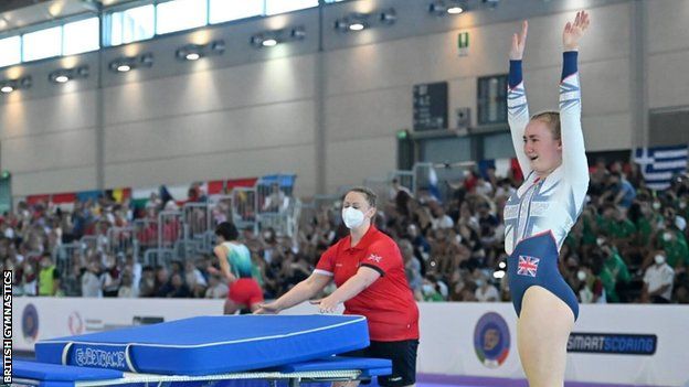 Molly McKenna in action at the European Championships in Rimini in June