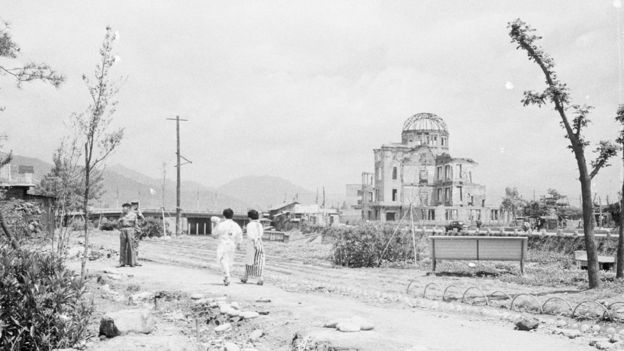 Memorial da Paz de Hiroshima em 1945