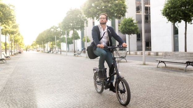 Man on bike