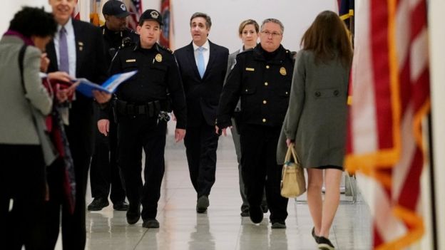 Cohen arrives