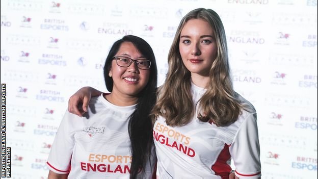 Karen 'Karenlyl' Liu and Emily 'Gimmick' Huxley are part of England Esports' DOTA 2 women's roster