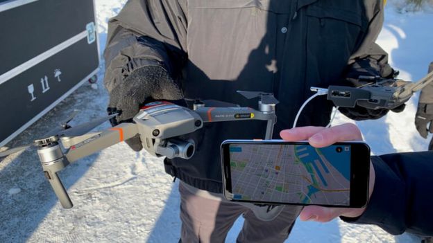 Novo protocolo Wi-Fi Aware da DJI em ação