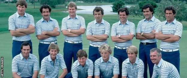 Europe's 1983 Ryder Cup team