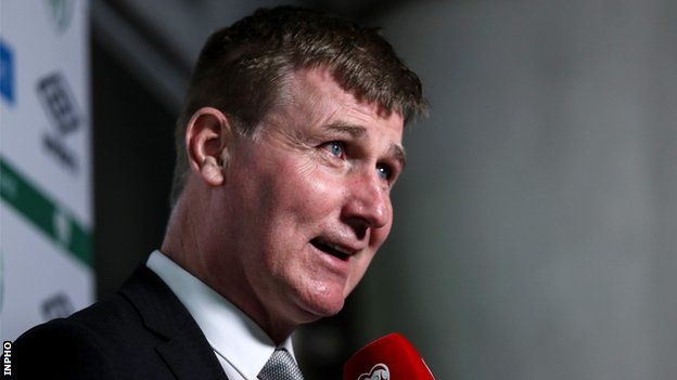 Stephen Kenny said he would "leave it to the players" to decide if they want to have a protest at Tuesday's game in Hungary.