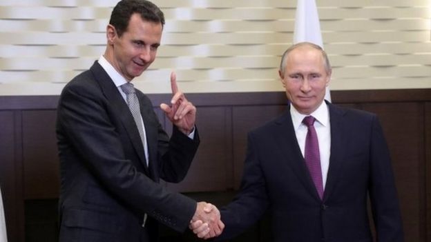 Putin y Al Assad