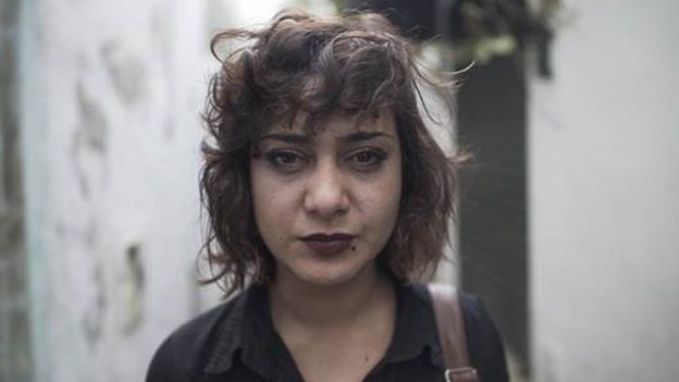 Olfa, ex-namorada de Nidhal Gharibi