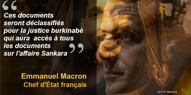 Macron Promet De Déclassifier Le Dossier Sankara Bbc News Afrique