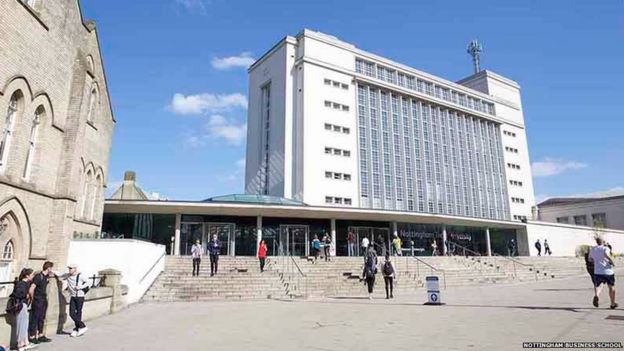 Nottingham business school exterior