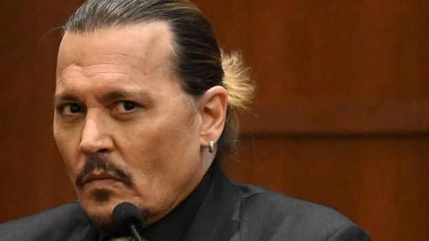 Johnny Depp faces questioning in case against ex-wife Amber Heard - BBC ...