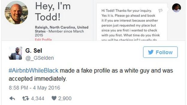 Publicación de Twitter de un usuario afectado.