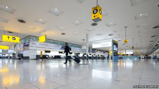 London Heathrow Airport bids farewell to Terminal 1 BBC News