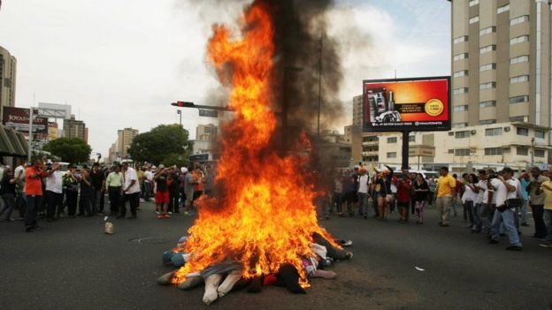 Protesta en Maracaibo