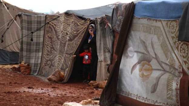 Лагерь в Сирии