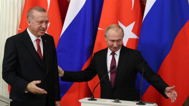 Cumhurbaşkanı Erdoğan ve Rus lider Putin