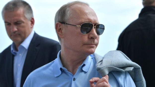 Під час відвідування дитячого центру "Артек" у червні 2017 р.