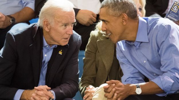 Joe Biden y Barack Obama.