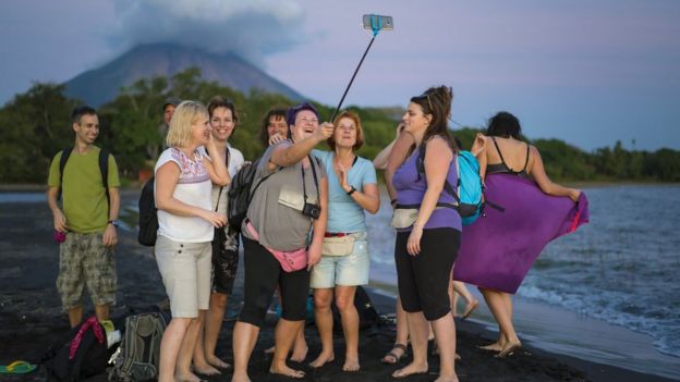 Turistas en Nicaragua