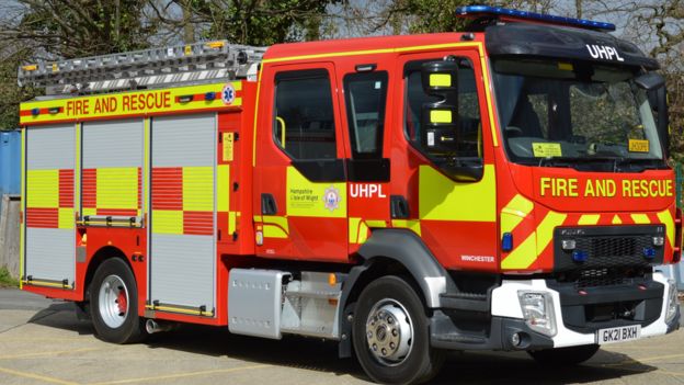 Hampshire man trapped in well after hole opens up in garden - BBC News