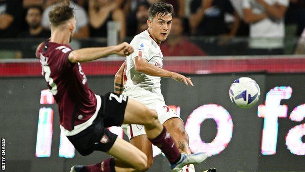 Paulo Dybala in action for Roma
