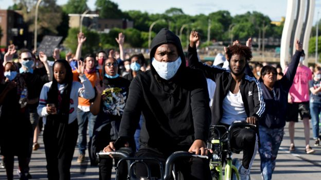 Protesta en Minneapolis