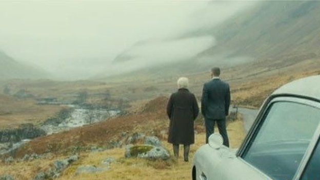 Skyfall scene. Picture copyright of Eon/Sony/MGM