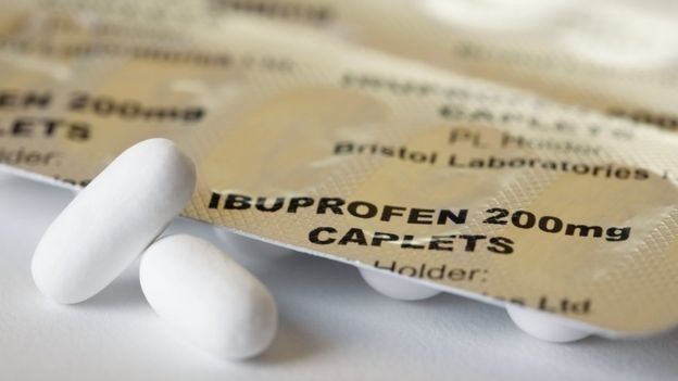 Ibuprofen caplets