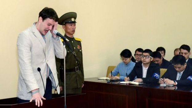 Otto Frederick Warmbier en Corea del Norte