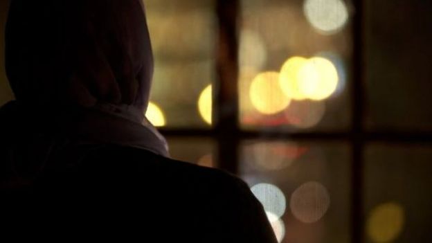 Mulher muçulmana que falou à BBC em condição de anonimato