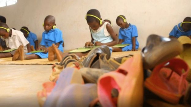 Children in school in Malawi