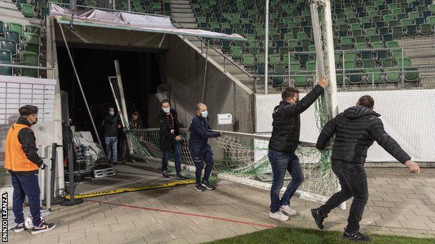 Replacement goals at St Gallen's stadium