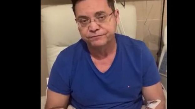 No Sírio Libanês, deputado Eduardo Botelho justificou que viajou para São Paulo em razão da falta de UTIs em Mato Grosso