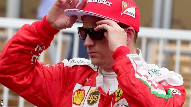 Ferrari driver Kimi Raikkonen