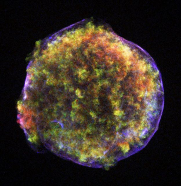 Imagen de los restos de una supernova