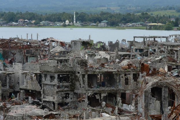 Marawi pada bulan Oktober 2017.