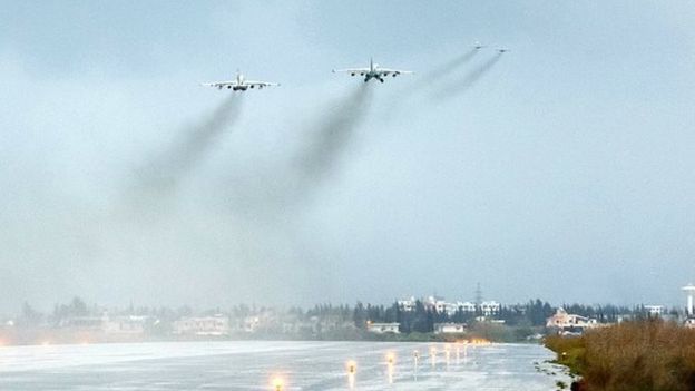 Российская военная авиабаза Хеймим в Латакии. Фото: 16 марта 2016 года