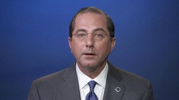 US health secretary Alex Azar