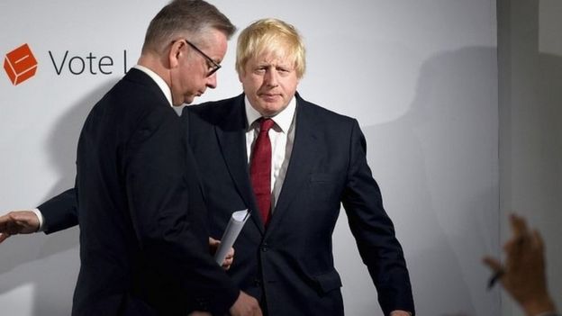 Michael Gove and Boris Johnson