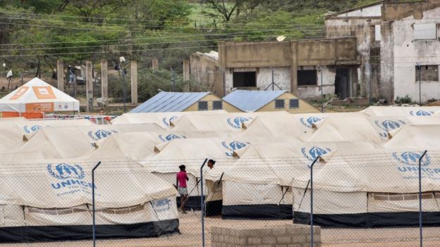 Acnur ha tenido que establecer en Colombia campos para acoger a los refugiados venezolanos.